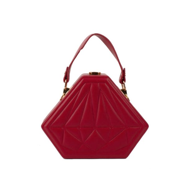 Bags Shine Bright Like A Diamond Red Crossbody Purse Poshmark